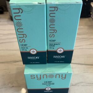 Synony Innocan Pharma Hemp Face Oil, Serum and Cream Set